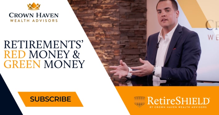 In this episode of RetireSHIELD™ TV, Casey A. Marx describes the difference between Red Money and Green Money as well as their purpose within your retirement, he then shows how his trademarked RetireSHIELD™ plan can protect your retirement from market volatility while still providing sustainable growth, and lastly Casey answers viewer questions.