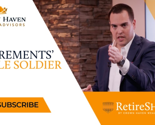 In this episode of RetireSHIELD™ TV, Casey A. Marx explains the story of the Noble Soldier and how, like the Noble Soldier, some financial advisors lack the skills, knowledge, or tools to properly guide people towards a secure retirement, Casey then discusses how RetireSHIELD™ is not bound to a select few financial tools, but has access to all of the retirement planning tools necessary for a successful retirement, and lastly Casey answers his viewers retirement questions.